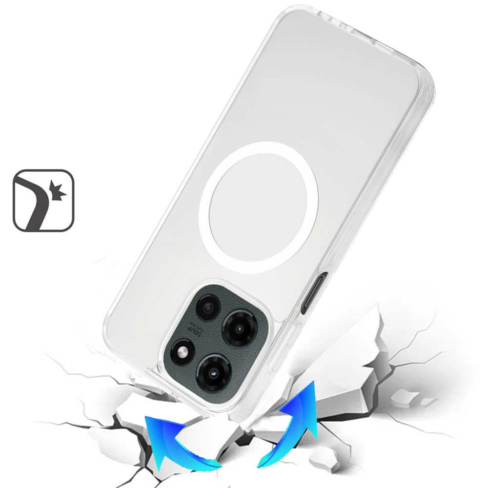 For Moto G Stylus 5G 2025 Hybrid Case - , Smooth Matte, Magnetic Circle - Picture 5 of 21