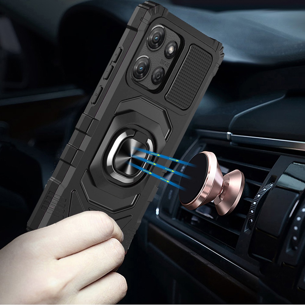 Funda híbrida con soporte de anillo magnético para Moto G Stylus 5G 2025 - - Imagen 18 de 21