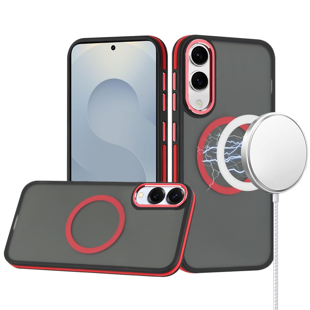 Für Samsung Galaxy S25 Edge: Magnetischer Ring Skin mit Metalltasten - - Bild 4 von 12