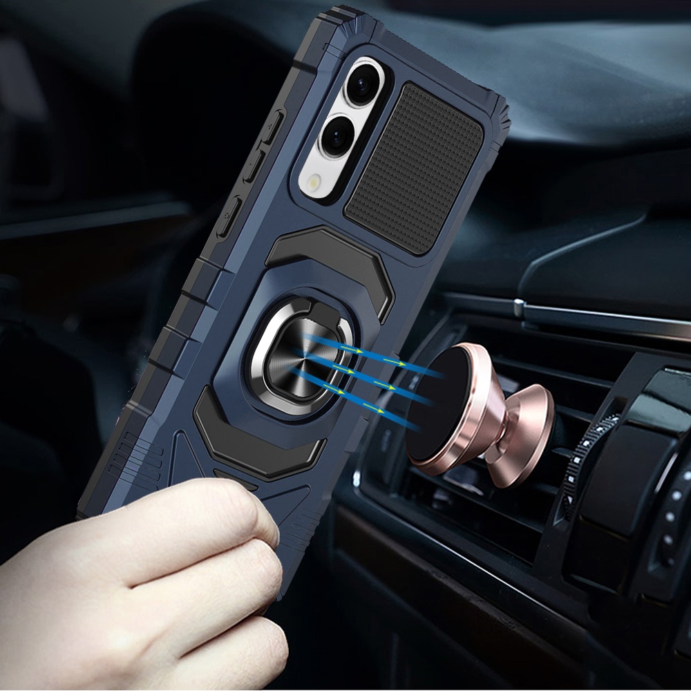 Für Samsung Galaxy S25 Edge Hülle mit Magnet Ring Ständer - - Bild 8 von 12