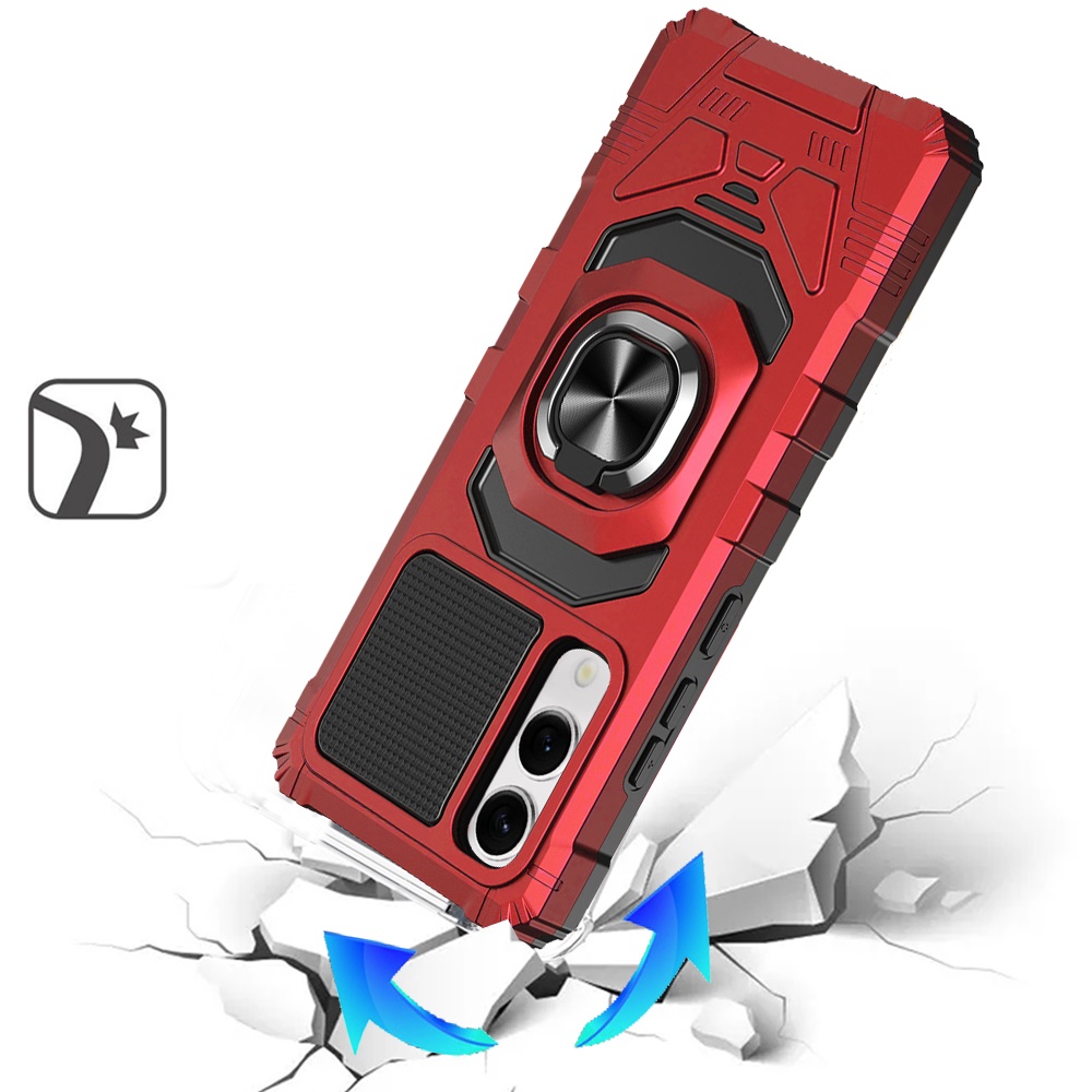 Für Samsung Galaxy S25 Edge Hülle mit Magnet Ring Ständer - - Bild 11 von 12