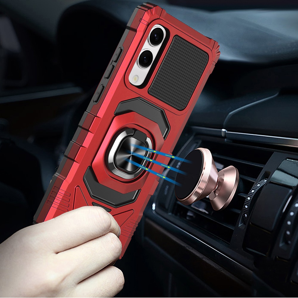 Für Samsung Galaxy S25 Edge Hülle mit Magnet Ring Ständer - - Bild 12 von 12