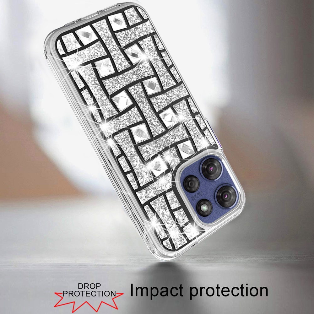 For Moto G Stylus 5G 2025 Bling Hybrid Case Cover - - Picture 21 of 21