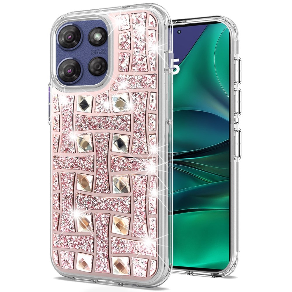 For Moto G Stylus 5G 2025 Bling Hybrid Case Cover - - Picture 16 of 21