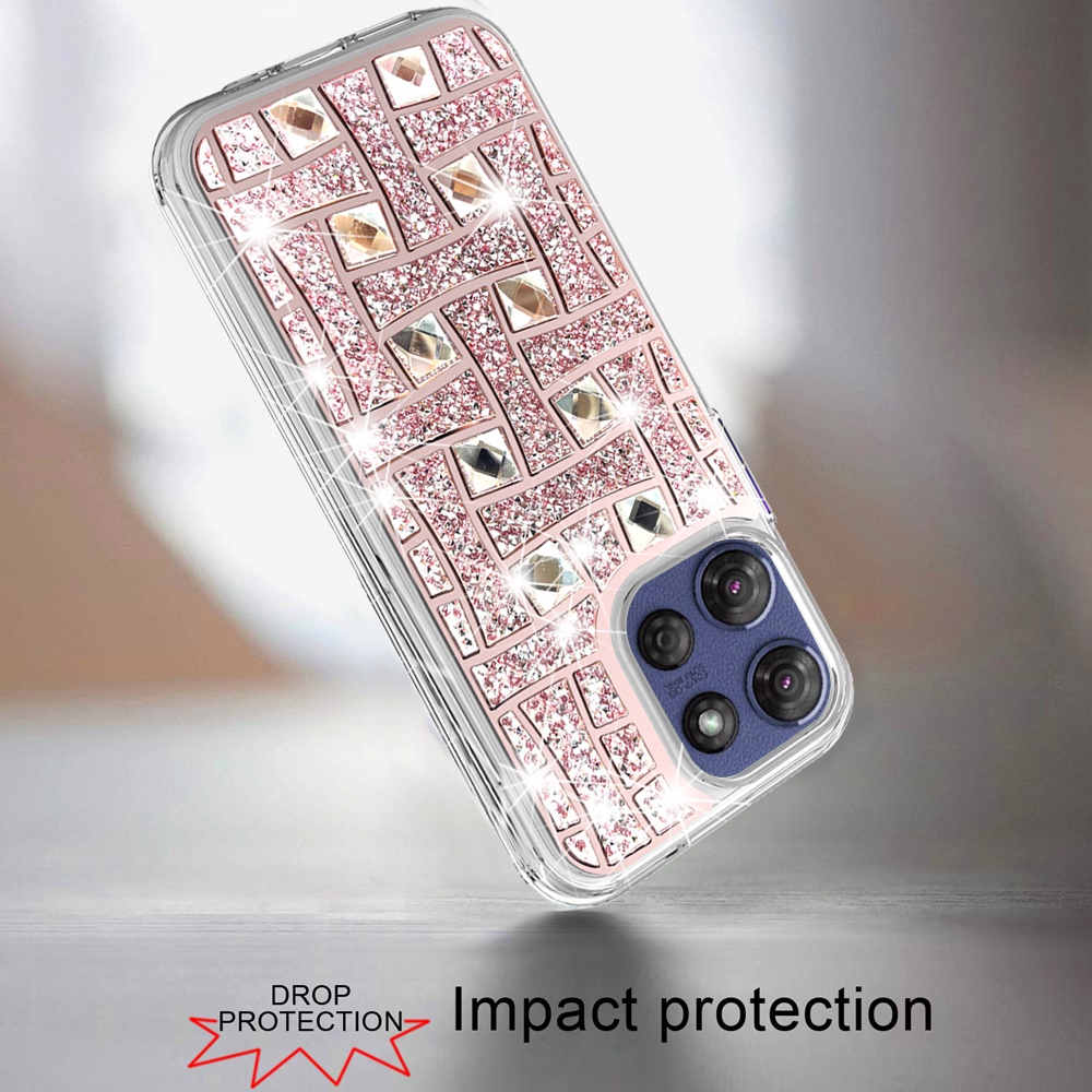 For Moto G Stylus 5G 2025 Bling Hybrid Case Cover - - Picture 18 of 21