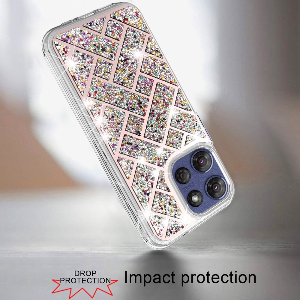 For Moto G Stylus 5G 2025 Bling Hybrid Case Cover - - Picture 14 of 21