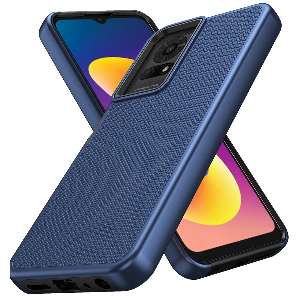 Estuche híbrido con diseño punteado texturizado para TCL 50 LE - - Imagen 17 de 20