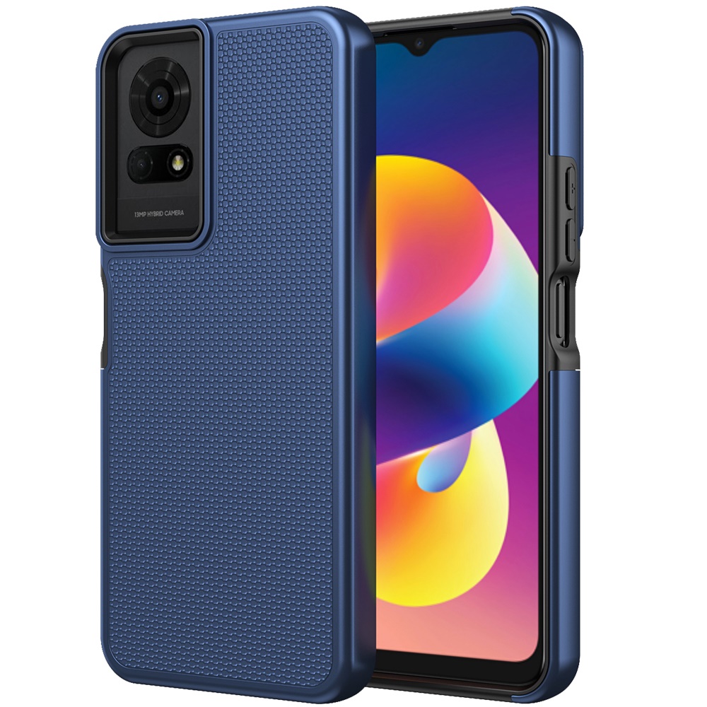 Estuche híbrido con diseño punteado texturizado para TCL 50 LE - - Imagen 18 de 20