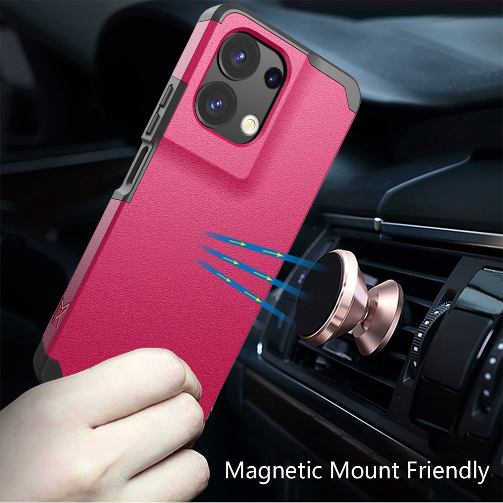 For TCL K32 5G Tough Hybrid Case - , Magnet Mount Friendly - Picture 27 of 30