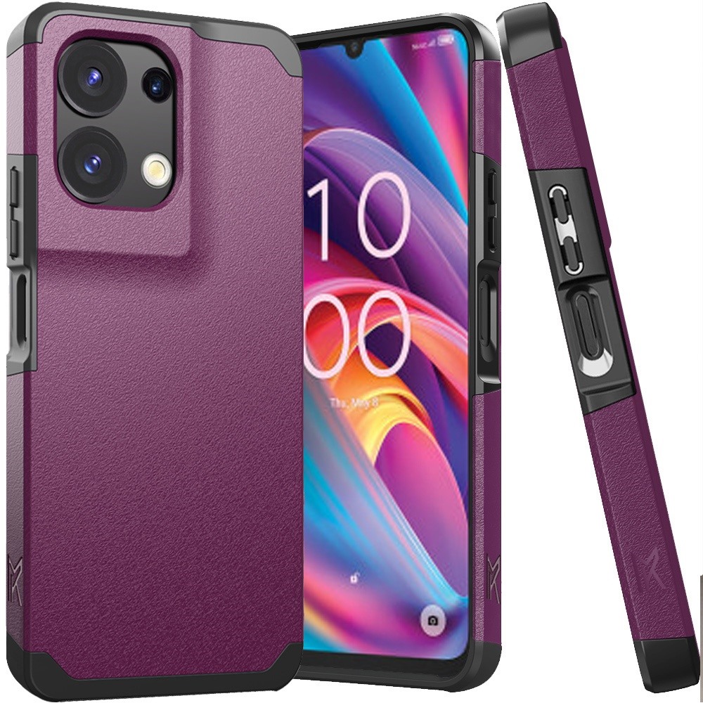 For TCL K32 5G Tough Hybrid Case - , Magnet Mount Friendly - Picture 7 of 30