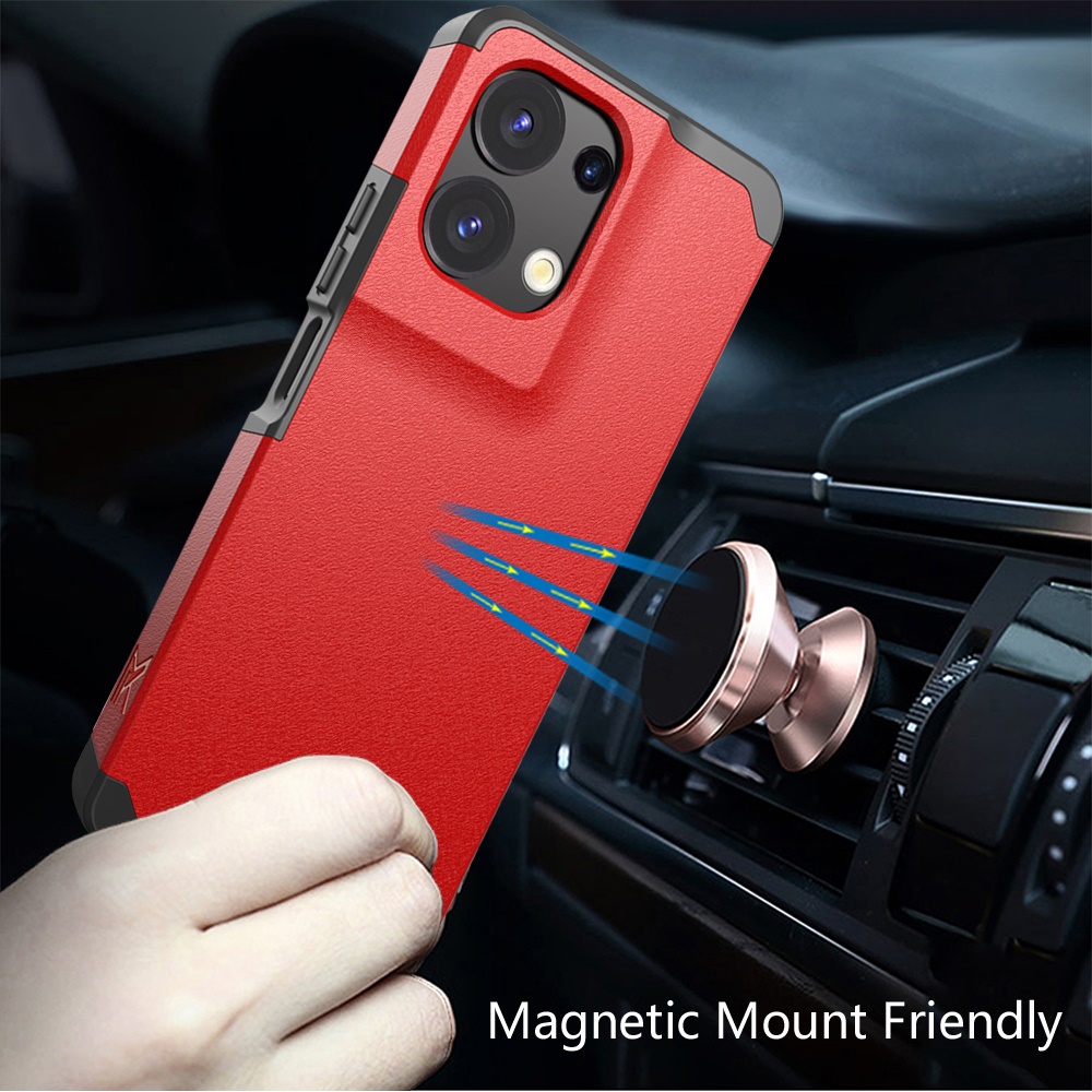 For TCL K32 5G Tough Hybrid Case - , Magnet Mount Friendly - Picture 18 of 30