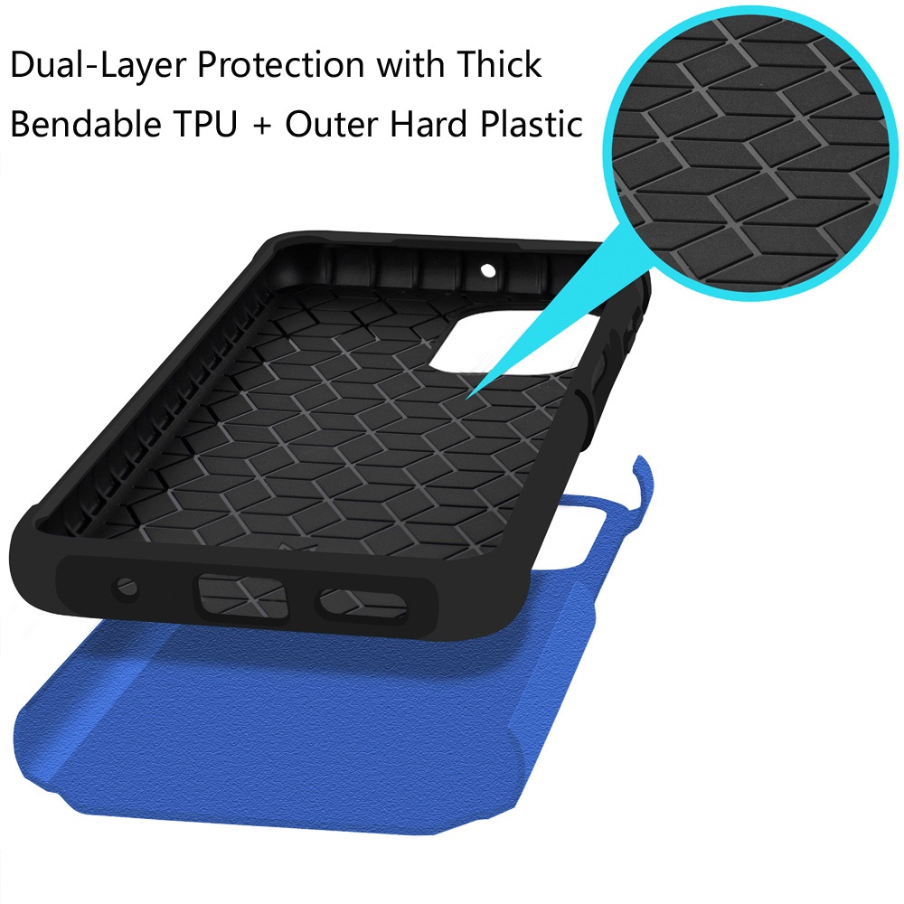 For TCL K32 5G Tough Hybrid Case - , Magnet Mount Friendly - Picture 12 of 30