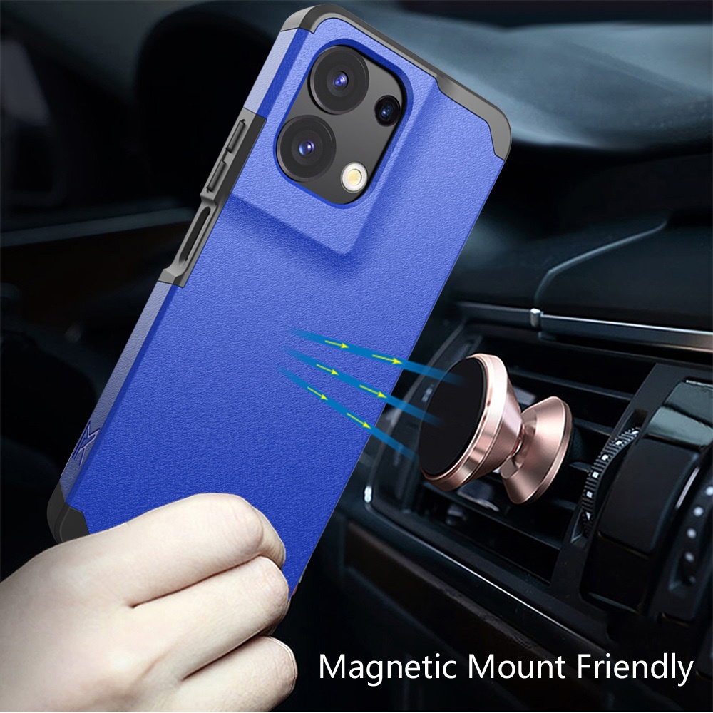 For TCL K32 5G Tough Hybrid Case - , Magnet Mount Friendly - Picture 13 of 30