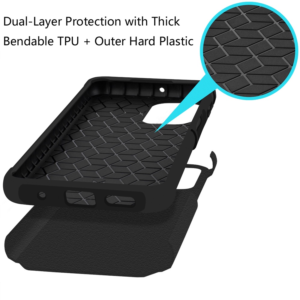 For TCL K32 5G Tough Hybrid Case - , Magnet Mount Friendly - Picture 21 of 30
