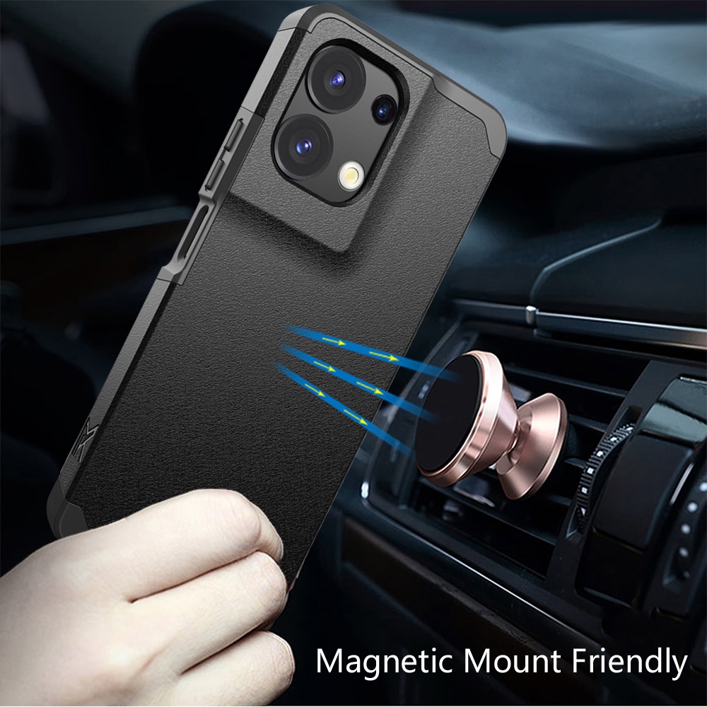 For TCL K32 5G Tough Hybrid Case - , Magnet Mount Friendly - Picture 25 of 30