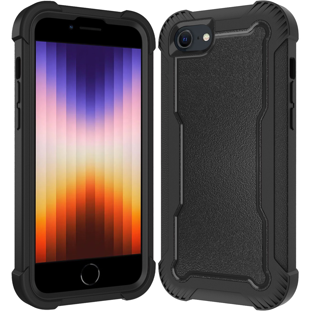 For iPhone SE 3 (2022) SE/8/7 Sturdy Think 3in1 Tough Hybrid - - Picture 2 of 7