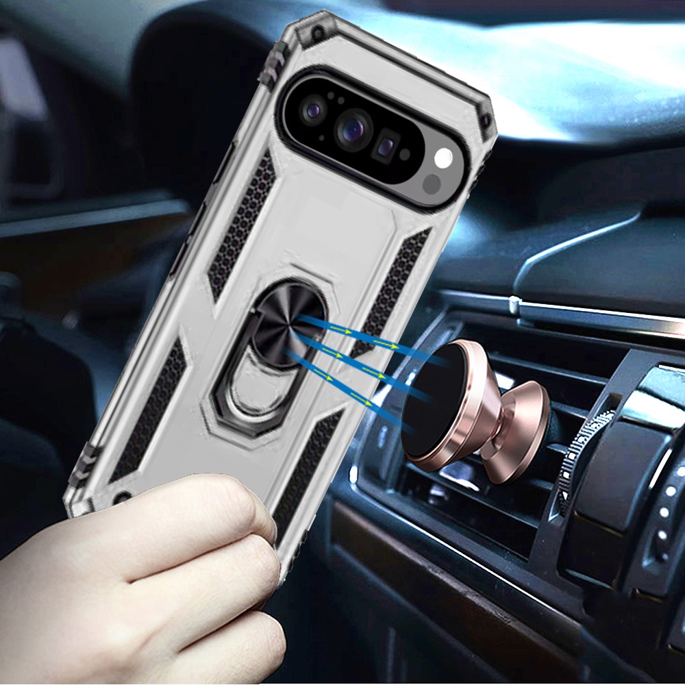 Für Google Pixel 10 Pro XL Magnet Ständer Hybrid Case Hülle - Bild 4 von 21