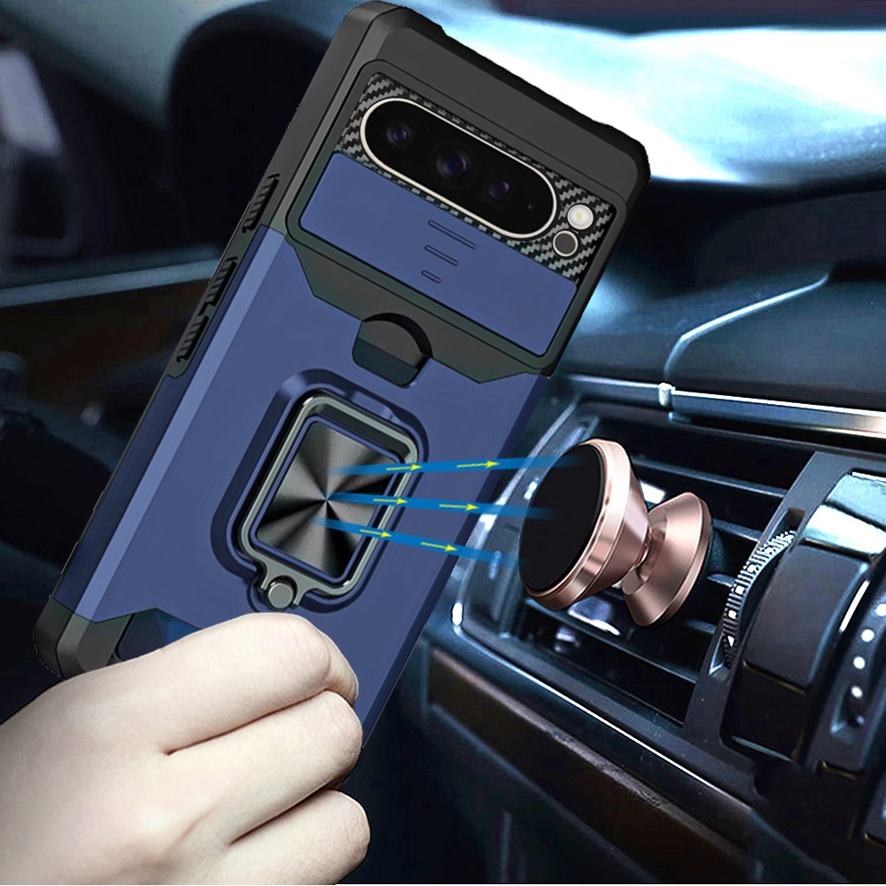 Für Google Pixel 10 Pro XL Magnet Ring Ständer Hybrid Kamera Hülle - - Bild 5 von 9