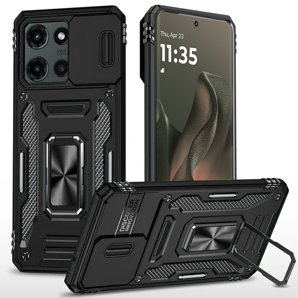 For Motorola Edge 2025 Tough Metal Ring Camera Case - - Bild 6 von 9