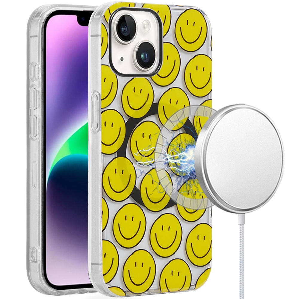 Für iPhone 14/13 IMD TPU Hülle - Double Layer Design mit - Bild 1 von 30