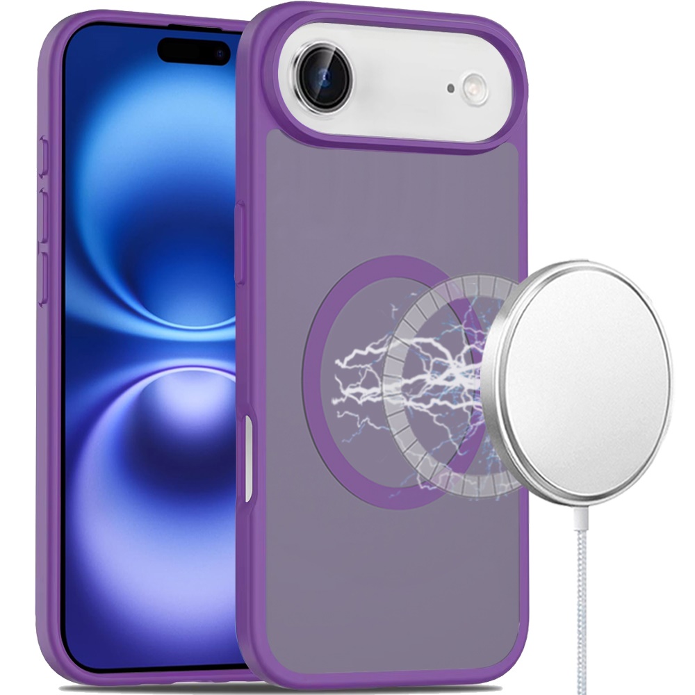 Für iPhone 17 Air Hybrid Hülle -, glattes mattes Gefühl, magnetischer Kreis - Bild 6 von 21