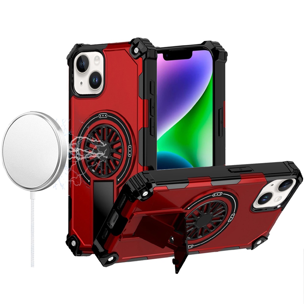 For iPhone 13/14 CD Texture Design Magnetic Car Mount Friendly HQ Hybrid - - Picture 7 of 9