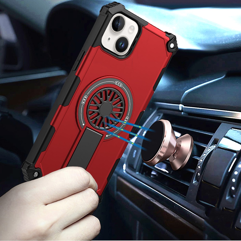 For iPhone 13/14 CD Texture Design Magnetic Car Mount Friendly HQ Hybrid - - Picture 9 of 9