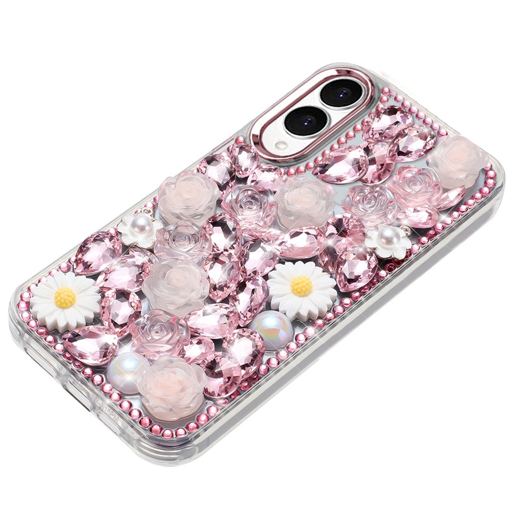 For Samsung Galaxy S25 Edge Full Bling Floral Glitter Case -  - Bild 3 von 18