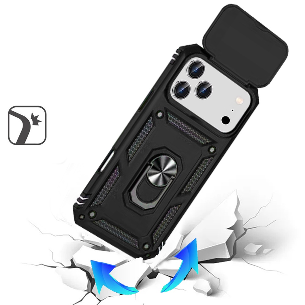 Für iPhone 17 Pro Max Magnet Ring Ständer Kamera Schutz Hülle - - Bild 6 von 15