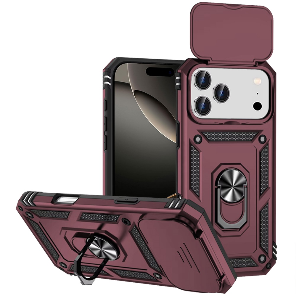 Für iPhone 17 Pro Max Magnet Ring Ständer Kamera Schutz Hülle - - Bild 3 von 15