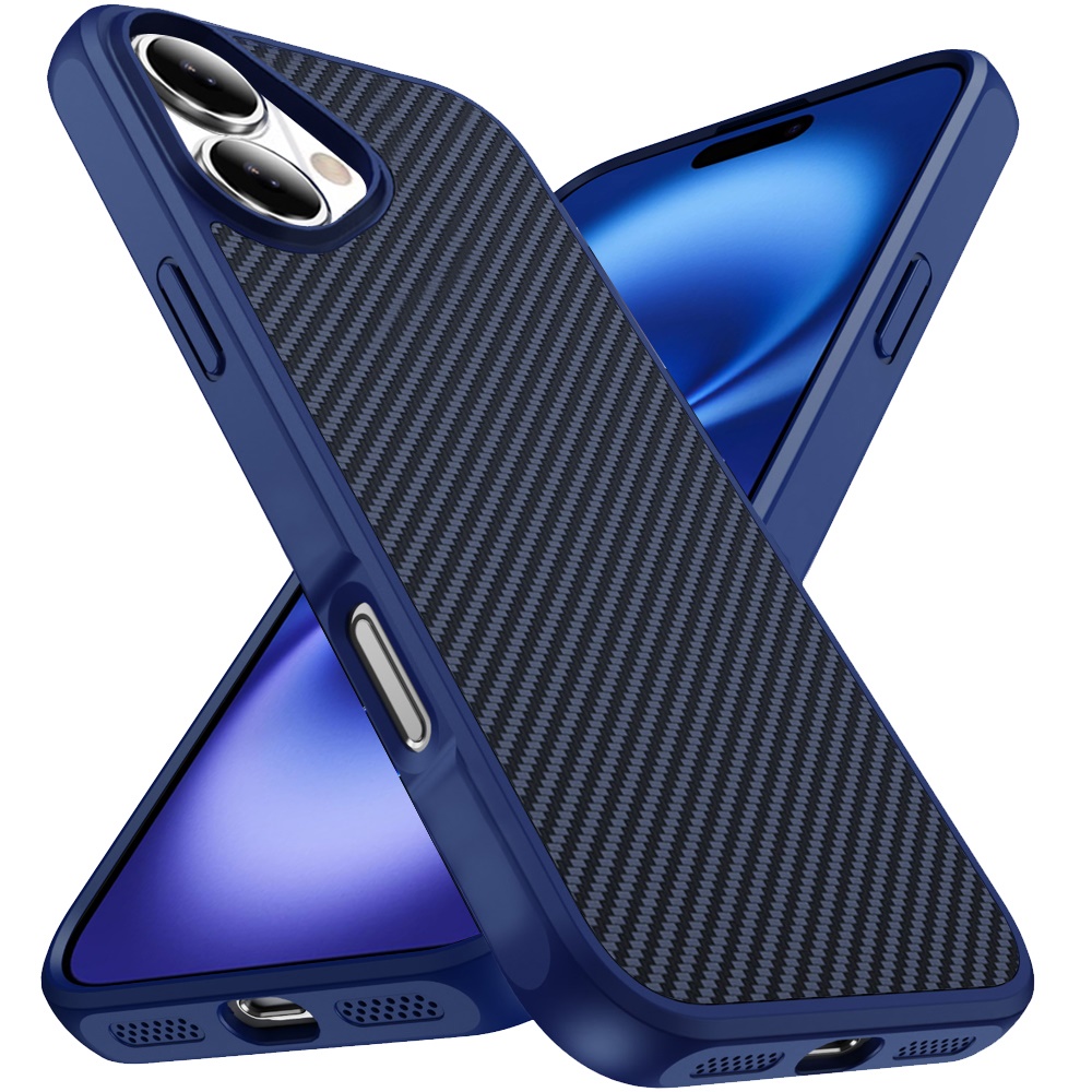 For iPhone 17 Carbon Fiber Magnetic Ring Case - , 2.0mm Thick - Bild 11 von 12