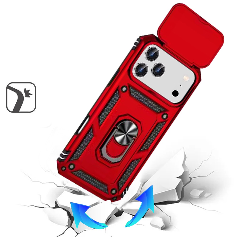 Für iPhone 17 Pro Max Magnet Ring Ständer Kamera Schutz Hülle - - Bild 12 von 15