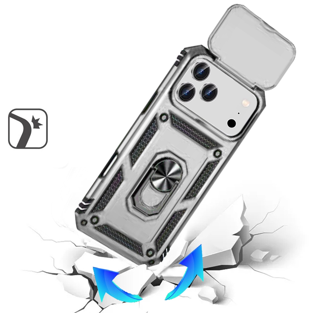 Für iPhone 17 Pro Max Magnet Ring Ständer Kamera Schutz Hülle - - Bild 7 von 15