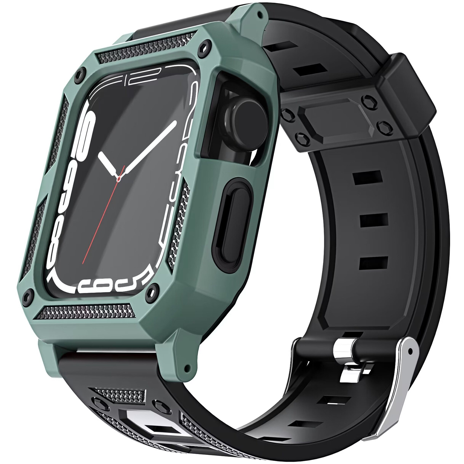 For Apple Watch Size 42/44/45mm Ultra 49mm Protection Tough Hybrid Watch Case - Picture 6 of 9