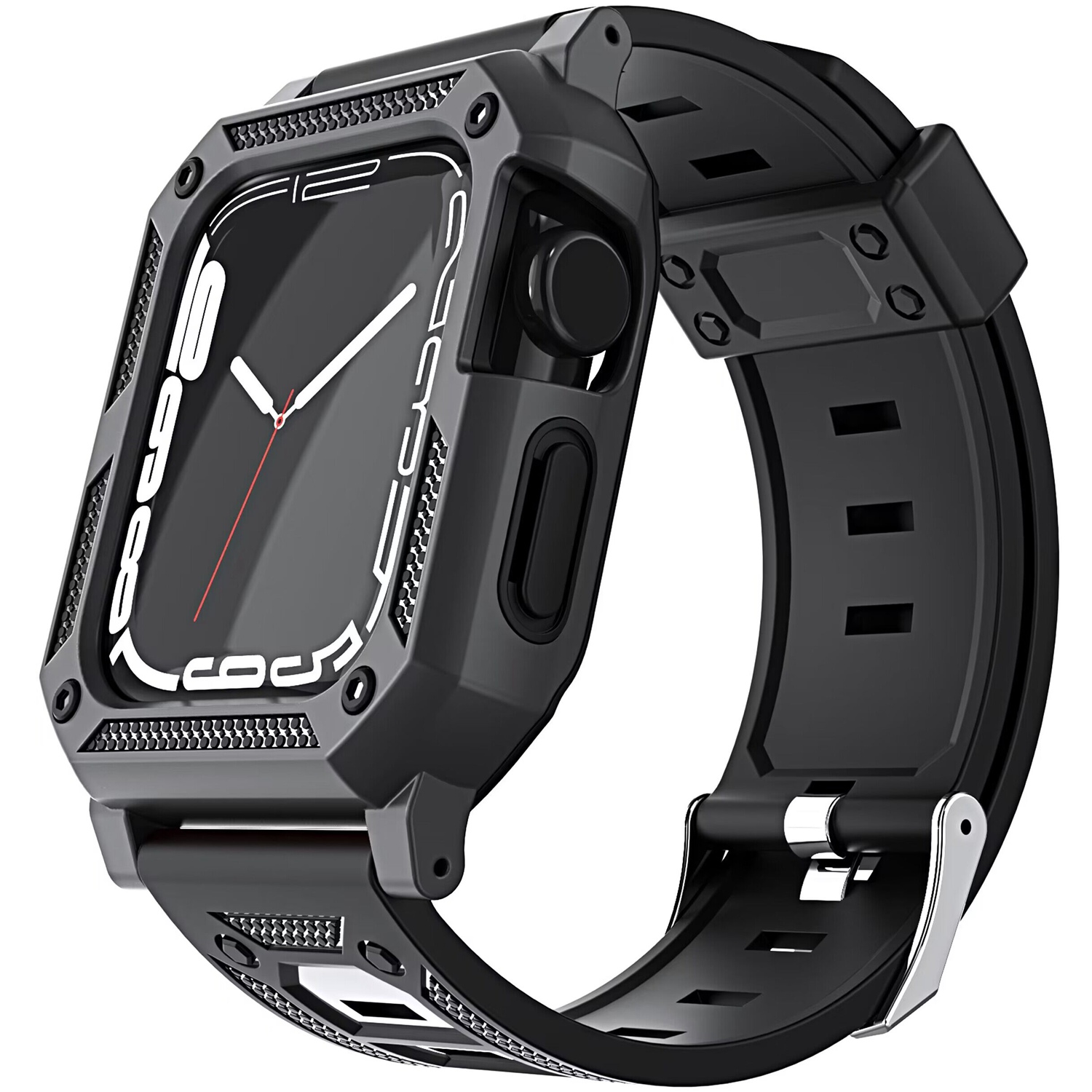 For Apple Watch Size 42/44/45mm Ultra 49mm Protection Tough Hybrid Watch Case - Picture 3 of 9