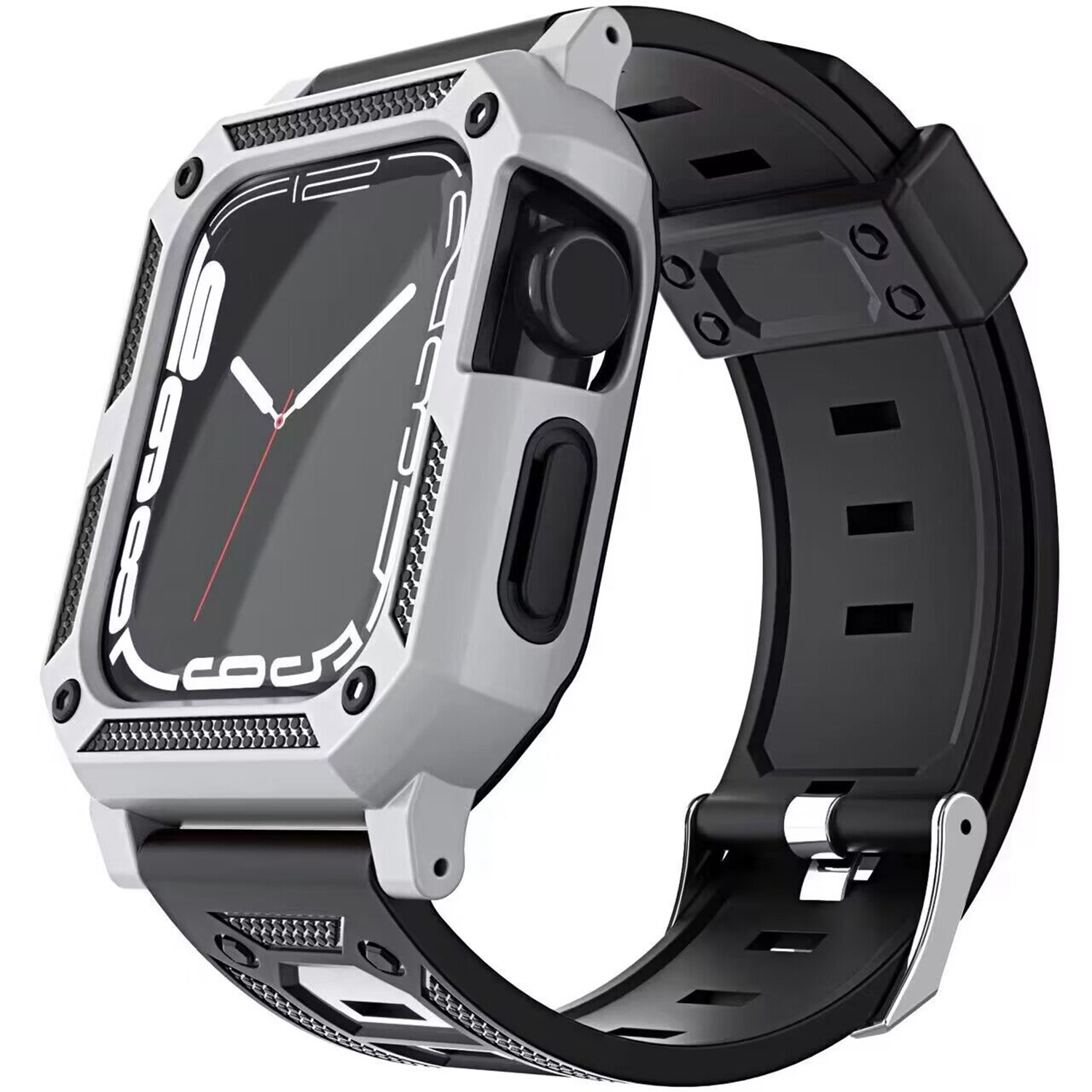 For Apple Watch Size 42/44/45mm Ultra 49mm Protection Tough Hybrid Watch Case - Picture 8 of 9