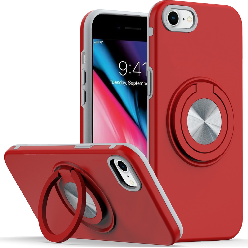 For iPhone SE 3 (2022) SE/8/7 Hybrid Case - , Car Mount Compatible - Afbeelding 4 van 12