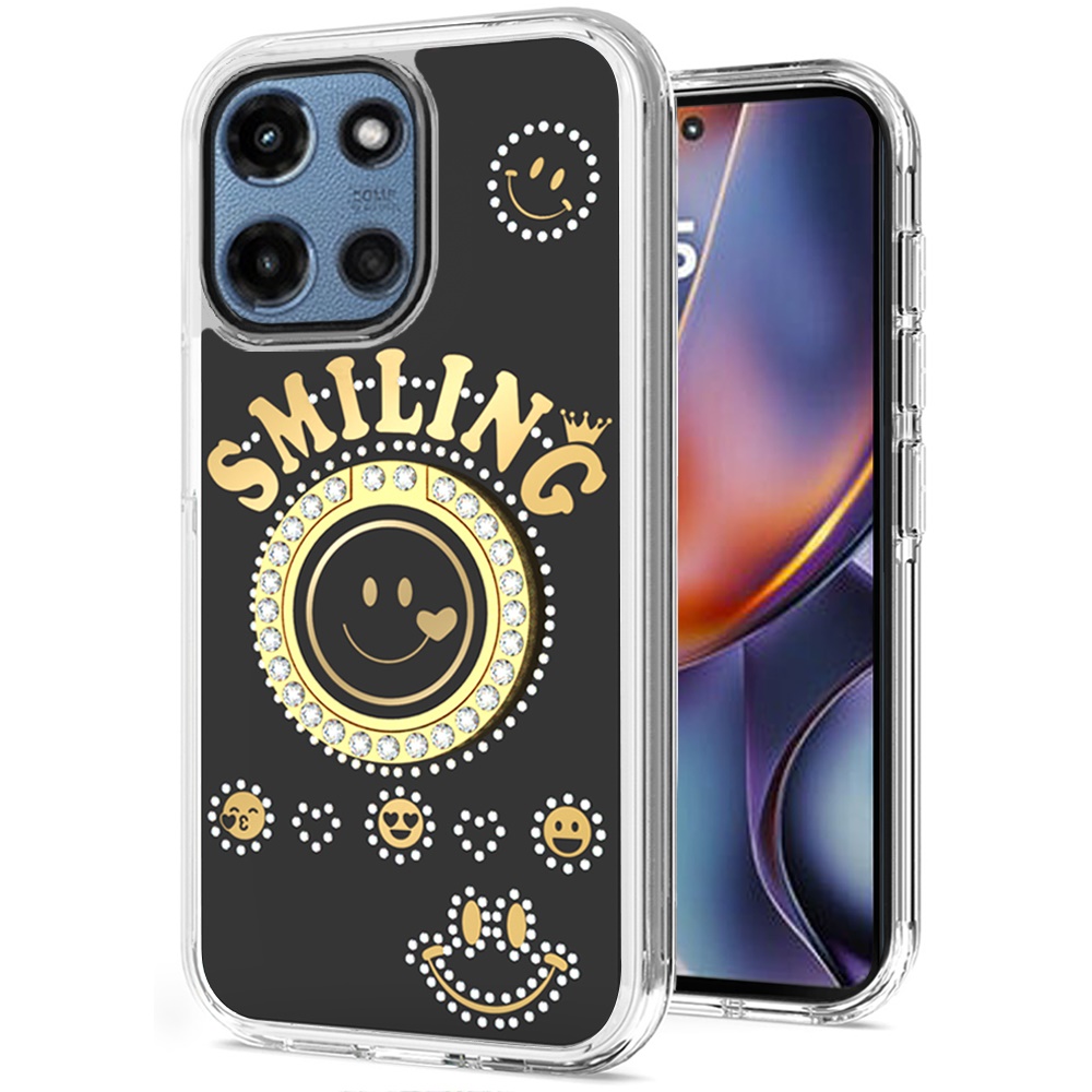 For Motorola Moto G 5G 2025 Bling Glitter Case Cover with Ring Stand -  - Bild 1 von 12